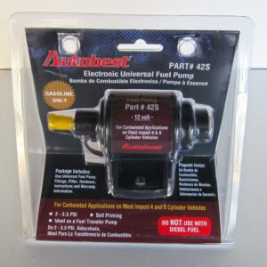 Autobest 42S Externally Mounted Universal Gasoline Electric Fuel Pump