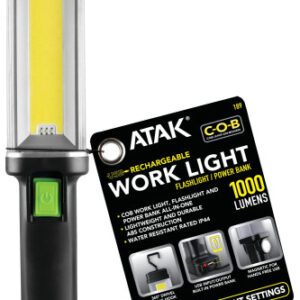 Wilmar 1000LM Li-Ion Work Light w/Power Bank